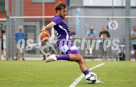 Fussball Testspiel. SK Austria Klagenfurt gegen Sturm Graz Amateure.  Leo Vielgut  (Klagenfurt). Klagenfurt, am 4.7.2025.
Foto: Kuess
www.qspictures.net
---
pressefotos, pressefotografie, kuess, qs, qspictures, sport, bild, bilder, bilddatenbank