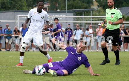 Fussball Testspiel. SK Austria Klagenfurt gegen Sturm Graz Amateure.  Marc Andre Schmerboeck (Klagenfurt). Klagenfurt, am 4.7.2025.
Foto: Kuess
www.qspictures.net
---
pressefotos, pressefotografie, kuess, qs, qspictures, sport, bild, bilder, bilddatenbank