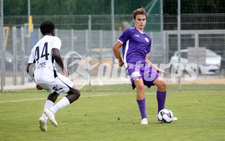 Fussball Testspiel. SK Austria Klagenfurt gegen Sturm Graz Amateure.  Marius Maierhofer  (Klagenfurt). Klagenfurt, am 4.7.2025.
Foto: Kuess
www.qspictures.net
---
pressefotos, pressefotografie, kuess, qs, qspictures, sport, bild, bilder, bilddatenbank