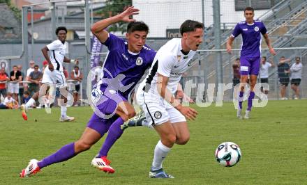 Fussball Testspiel. SK Austria Klagenfurt gegen Sturm Graz Amateure. Aidan Liu (Klagenfurt). Klagenfurt, am 4.7.2025.
Foto: Kuess
www.qspictures.net
---
pressefotos, pressefotografie, kuess, qs, qspictures, sport, bild, bilder, bilddatenbank