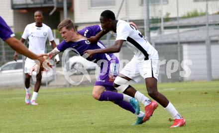 Fussball Testspiel. SK Austria Klagenfurt gegen Sturm Graz Amateure. Nik Marinsek  (Klagenfurt). Klagenfurt, am 4.7.2025.
Foto: Kuess
www.qspictures.net
---
pressefotos, pressefotografie, kuess, qs, qspictures, sport, bild, bilder, bilddatenbank