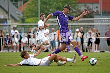 Fussball Testspiel. SK Austria Klagenfurt gegen Sturm Graz Amateure. Dennis Sinanovic   (Klagenfurt). Klagenfurt, am 4.7.2025.
Foto: Kuess
www.qspictures.net
---
pressefotos, pressefotografie, kuess, qs, qspictures, sport, bild, bilder, bilddatenbank