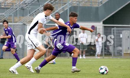 Fussball Testspiel. SK Austria Klagenfurt gegen Sturm Graz Amateure. Dino Delic (Klagenfurt). Klagenfurt, am 4.7.2025.
Foto: Kuess
www.qspictures.net
---
pressefotos, pressefotografie, kuess, qs, qspictures, sport, bild, bilder, bilddatenbank