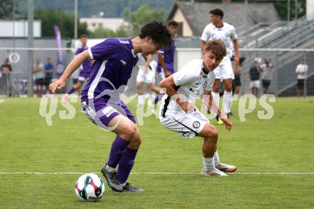 Fussball Testspiel. SK Austria Klagenfurt gegen Sturm Graz Amateure.  Rei Okada   (Klagenfurt). Klagenfurt, am 4.7.2025.
Foto: Kuess
www.qspictures.net
---
pressefotos, pressefotografie, kuess, qs, qspictures, sport, bild, bilder, bilddatenbank