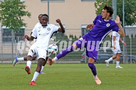 Fussball Testspiel. SK Austria Klagenfurt gegen Sturm Graz Amateure. Marcel Krnjic  (Klagenfurt). Klagenfurt, am 4.7.2025.
Foto: Kuess
www.qspictures.net
---
pressefotos, pressefotografie, kuess, qs, qspictures, sport, bild, bilder, bilddatenbank
