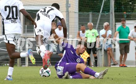 Fussball Testspiel. SK Austria Klagenfurt gegen Sturm Graz Amateure. Dino Delic  (Klagenfurt). Klagenfurt, am 4.7.2025.
Foto: Kuess
www.qspictures.net
---
pressefotos, pressefotografie, kuess, qs, qspictures, sport, bild, bilder, bilddatenbank