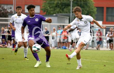 Fussball Testspiel. SK Austria Klagenfurt gegen Sturm Graz Amateure.  Naldo Apericido  (Klagenfurt). Klagenfurt, am 4.7.2025.
Foto: Kuess
www.qspictures.net
---
pressefotos, pressefotografie, kuess, qs, qspictures, sport, bild, bilder, bilddatenbank