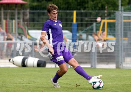 Fussball Testspiel. SK Austria Klagenfurt gegen Sturm Graz Amateure. Marius Maierhofer  (Klagenfurt). Klagenfurt, am 4.7.2025.
Foto: Kuess
www.qspictures.net
---
pressefotos, pressefotografie, kuess, qs, qspictures, sport, bild, bilder, bilddatenbank