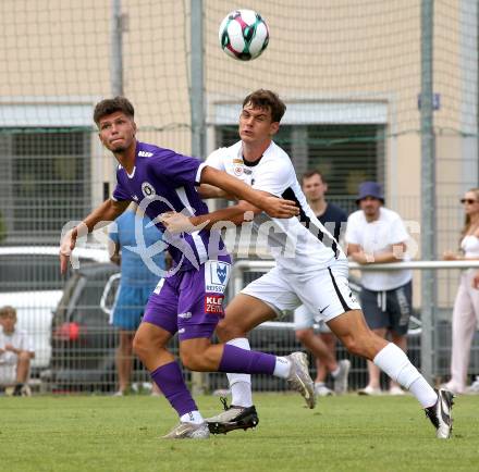 Fussball Testspiel. SK Austria Klagenfurt gegen Sturm Graz Amateure.  Dino Delic (Klagenfurt). Klagenfurt, am 4.7.2025.
Foto: Kuess
www.qspictures.net
---
pressefotos, pressefotografie, kuess, qs, qspictures, sport, bild, bilder, bilddatenbank