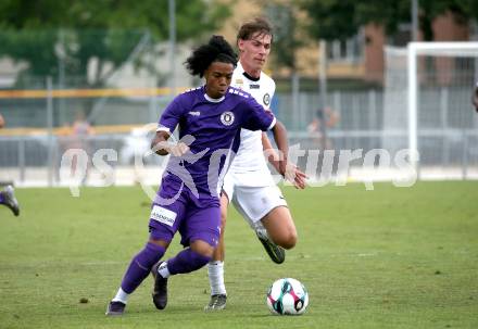 Fussball Testspiel. SK Austria Klagenfurt gegen Sturm Graz Amateure.  Christopher Woelbl  (Klagenfurt). Klagenfurt, am 4.7.2025.
Foto: Kuess
www.qspictures.net
---
pressefotos, pressefotografie, kuess, qs, qspictures, sport, bild, bilder, bilddatenbank