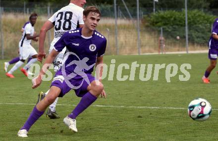 Fussball Testspiel. SK Austria Klagenfurt gegen Sturm Graz Amateure. Marius Maierhofer  (Klagenfurt). Klagenfurt, am 4.7.2025.
Foto: Kuess
www.qspictures.net
---
pressefotos, pressefotografie, kuess, qs, qspictures, sport, bild, bilder, bilddatenbank