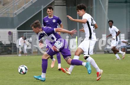 Fussball Testspiel. SK Austria Klagenfurt gegen Sturm Graz Amateure.  Nik Marinsek (Klagenfurt). Klagenfurt, am 4.7.2025.
Foto: Kuess
www.qspictures.net
---
pressefotos, pressefotografie, kuess, qs, qspictures, sport, bild, bilder, bilddatenbank