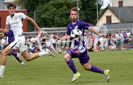 Fussball Testspiel. SK Austria Klagenfurt gegen Sturm Graz Amateure. Marc-Andre Schmerboeck  (Klagenfurt). Klagenfurt, am 4.7.2025.
Foto: Kuess
www.qspictures.net
---
pressefotos, pressefotografie, kuess, qs, qspictures, sport, bild, bilder, bilddatenbank