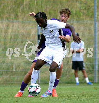 Fussball Testspiel. SK Austria Klagenfurt gegen Sturm Graz Amateure. Marcel Andre Brandner  (Klagenfurt). Klagenfurt, am 4.7.2025.
Foto: Kuess
www.qspictures.net
---
pressefotos, pressefotografie, kuess, qs, qspictures, sport, bild, bilder, bilddatenbank
