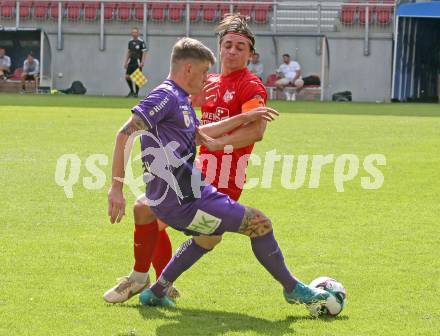 Fussball Testspiel. SK Austria Klagenfurt gegen KAC1909. Nik Marinsek  (Klagenfurt). Klagenfurt, am 12.7.2025.
Foto: Kuess
www.qspictures.net
---
pressefotos, pressefotografie, kuess, qs, qspictures, sport, bild, bilder, bilddatenbank