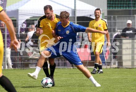 Fussball. Tag der offenen Tuer. Fussball Legenden. SK Austria Klagenfurt gegen KAC 1909.  Fabian Miesenboeck (Klagenfurt). Klagenfurt, am 12.7.2025.
Foto: Kuess
www.qspictures.net
---
pressefotos, pressefotografie, kuess, qs, qspictures, sport, bild, bilder, bilddatenbank