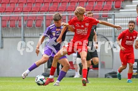 Fussball Testspiel. SK Austria Klagenfurt gegen KAC1909. Dino Delic   (Klagenfurt). Klagenfurt, am 12.7.2025.
Foto: Kuess
www.qspictures.net
---
pressefotos, pressefotografie, kuess, qs, qspictures, sport, bild, bilder, bilddatenbank