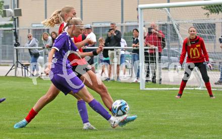 Fussball. Tag der offenen Tuer. Fussball Frauen. SK Austria Klagenfurt/Carinthian Hornets gegen KAC1909.  Klagenfurt, am 12.7.2025.
Foto: Kuess
www.qspictures.net
---
pressefotos, pressefotografie, kuess, qs, qspictures, sport, bild, bilder, bilddatenbank
