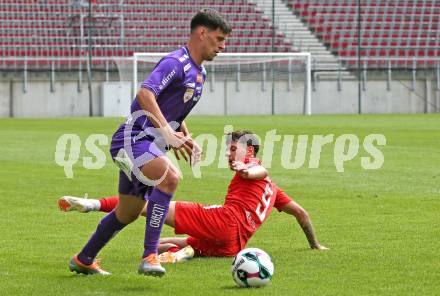 Fussball Testspiel. SK Austria Klagenfurt gegen KAC1909. Alexander Ranacher  (Klagenfurt). Klagenfurt, am 12.7.2025.
Foto: Kuess
www.qspictures.net
---
pressefotos, pressefotografie, kuess, qs, qspictures, sport, bild, bilder, bilddatenbank