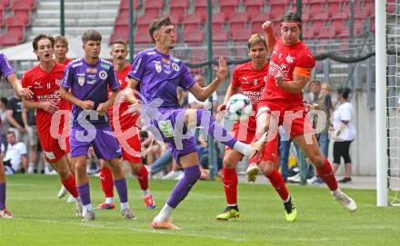 Fussball Testspiel. SK Austria Klagenfurt gegen KAC1909. Marcel Krnjic  (Klagenfurt). Klagenfurt, am 12.7.2025.
Foto: Kuess
www.qspictures.net
---
pressefotos, pressefotografie, kuess, qs, qspictures, sport, bild, bilder, bilddatenbank