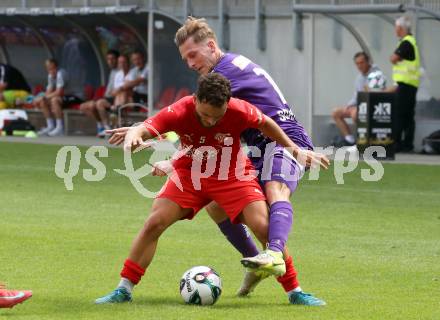 Fussball Testspiel. SK Austria Klagenfurt gegen KAC1909.  Marc Andre Schmerboeck (Klagenfurt). Klagenfurt, am 12.7.2025.
Foto: Kuess
www.qspictures.net
---
pressefotos, pressefotografie, kuess, qs, qspictures, sport, bild, bilder, bilddatenbank