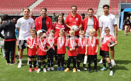 Fussball. Tag der offenen Tuer. Fussball Nachwuchs. U6, U7. Turnier.  Klagenfurt, am 12.7.2025.
Foto: Kuess
www.qspictures.net
---
pressefotos, pressefotografie, kuess, qs, qspictures, sport, bild, bilder, bilddatenbank