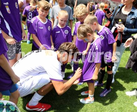Fussball. Tag der offenen Tuer.  Matteo Kitz.  Klagenfurt, am 12.7.2025.
Foto: Kuess
www.qspictures.net
---
pressefotos, pressefotografie, kuess, qs, qspictures, sport, bild, bilder, bilddatenbank