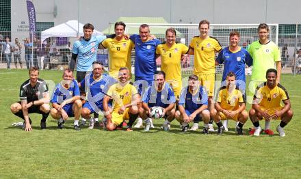 Fussball. Tag der offenen Tuer.   Fussball Legenden. SK Austria Klagenfurt gegen KAC 1909. Klagenfurt, am 12.7.2025.
Foto: Kuess
www.qspictures.net
---
pressefotos, pressefotografie, kuess, qs, qspictures, sport, bild, bilder, bilddatenbank