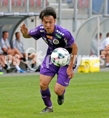 Fussball Testspiel. SK Austria Klagenfurt gegen KAC1909. Rei Okada (Klagenfurt). Klagenfurt, am 12.7.2025.
Foto: Kuess
www.qspictures.net
---
pressefotos, pressefotografie, kuess, qs, qspictures, sport, bild, bilder, bilddatenbank