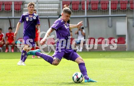 Fussball Testspiel. SK Austria Klagenfurt gegen KAC1909.  Nik Marinsek (Klagenfurt). Klagenfurt, am 12.7.2025.
Foto: Kuess
www.qspictures.net
---
pressefotos, pressefotografie, kuess, qs, qspictures, sport, bild, bilder, bilddatenbank