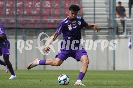 Fussball Testspiel. SK Austria Klagenfurt gegen KAC1909. Almir Oda (Klagenfurt). Klagenfurt, am 12.7.2025.
Foto: Kuess
www.qspictures.net
---
pressefotos, pressefotografie, kuess, qs, qspictures, sport, bild, bilder, bilddatenbank