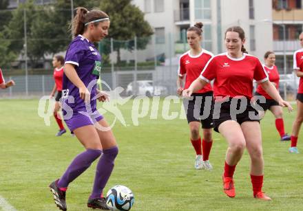 Fussball. Tag der offenen Tuer. Fussball Frauen. SK Austria Klagenfurt/Carinthian Hornets gegen KAC1909.  Klagenfurt, am 12.7.2025.
Foto: Kuess
www.qspictures.net
---
pressefotos, pressefotografie, kuess, qs, qspictures, sport, bild, bilder, bilddatenbank