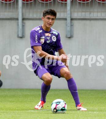 Fussball Testspiel. SK Austria Klagenfurt gegen KAC1909. Aidan Liu  (Klagenfurt). Klagenfurt, am 12.7.2025.
Foto: Kuess
www.qspictures.net
---
pressefotos, pressefotografie, kuess, qs, qspictures, sport, bild, bilder, bilddatenbank