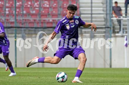Fussball Testspiel. SK Austria Klagenfurt gegen KAC1909. Almir Oda (Klagenfurt). Klagenfurt, am 12.7.2025.
Foto: Kuess
www.qspictures.net
---
pressefotos, pressefotografie, kuess, qs, qspictures, sport, bild, bilder, bilddatenbank
