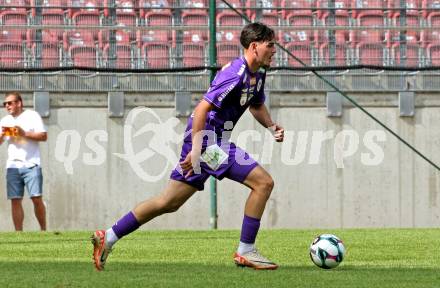 Fussball Testspiel. SK Austria Klagenfurt gegen KAC1909. Almir Oda  (Klagenfurt). Klagenfurt, am 12.7.2025.
Foto: Kuess
www.qspictures.net
---
pressefotos, pressefotografie, kuess, qs, qspictures, sport, bild, bilder, bilddatenbank