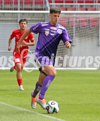 Fussball Testspiel. SK Austria Klagenfurt gegen KAC1909. Alexander Ranacher   (Klagenfurt). Klagenfurt, am 12.7.2025.
Foto: Kuess
www.qspictures.net
---
pressefotos, pressefotografie, kuess, qs, qspictures, sport, bild, bilder, bilddatenbank