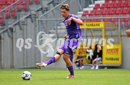 Fussball Testspiel. SK Austria Klagenfurt gegen KAC1909. Matteo Kitz  (Klagenfurt). Klagenfurt, am 12.7.2025.
Foto: Kuess
www.qspictures.net
---
pressefotos, pressefotografie, kuess, qs, qspictures, sport, bild, bilder, bilddatenbank