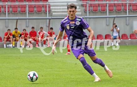 Fussball Testspiel. SK Austria Klagenfurt gegen KAC1909. Marcel Krnjic  (Klagenfurt). Klagenfurt, am 12.7.2025.
Foto: Kuess
www.qspictures.net
---
pressefotos, pressefotografie, kuess, qs, qspictures, sport, bild, bilder, bilddatenbank