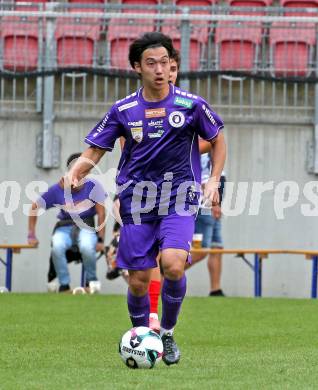 Fussball Testspiel. SK Austria Klagenfurt gegen KAC1909. Rei Okada  (Klagenfurt). Klagenfurt, am 12.7.2025.
Foto: Kuess
www.qspictures.net
---
pressefotos, pressefotografie, kuess, qs, qspictures, sport, bild, bilder, bilddatenbank