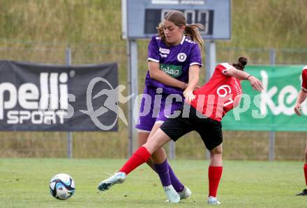Fussball. Tag der offenen Tuer. Fussball Frauen. SK Austria Klagenfurt/Carinthian Hornets gegen KAC1909.  Klagenfurt, am 12.7.2025.
Foto: Kuess
www.qspictures.net
---
pressefotos, pressefotografie, kuess, qs, qspictures, sport, bild, bilder, bilddatenbank
