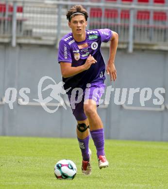 Fussball Testspiel. SK Austria Klagenfurt gegen KAC1909. Matteo Kitz  (Klagenfurt). Klagenfurt, am 12.7.2025.
Foto: Kuess
www.qspictures.net
---
pressefotos, pressefotografie, kuess, qs, qspictures, sport, bild, bilder, bilddatenbank