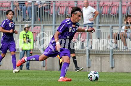Fussball Testspiel. SK Austria Klagenfurt gegen KAC1909. Armin Karic (Klagenfurt). Klagenfurt, am 12.7.2025.
Foto: Kuess
www.qspictures.net
---
pressefotos, pressefotografie, kuess, qs, qspictures, sport, bild, bilder, bilddatenbank