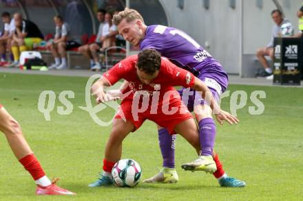 Fussball Testspiel. SK Austria Klagenfurt gegen KAC1909. Marc Andre Schmerboeck  (Klagenfurt). Klagenfurt, am 12.7.2025.
Foto: Kuess
www.qspictures.net
---
pressefotos, pressefotografie, kuess, qs, qspictures, sport, bild, bilder, bilddatenbank