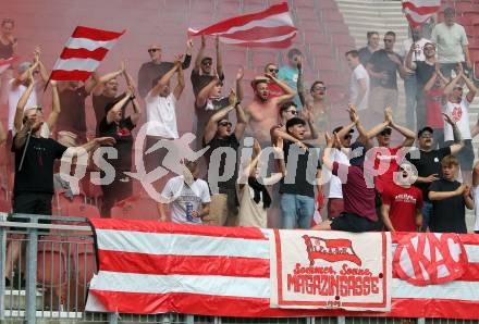 Fussball Testspiel. SK Austria Klagenfurt gegen KAC1909.  Fans (KAC). Klagenfurt, am 12.7.2025.
Foto: Kuess
www.qspictures.net
---
pressefotos, pressefotografie, kuess, qs, qspictures, sport, bild, bilder, bilddatenbank