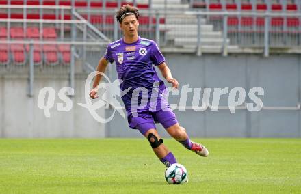 Fussball Testspiel. SK Austria Klagenfurt gegen KAC1909. Matteo Kitz  (Klagenfurt). Klagenfurt, am 12.7.2025.
Foto: Kuess
www.qspictures.net
---
pressefotos, pressefotografie, kuess, qs, qspictures, sport, bild, bilder, bilddatenbank