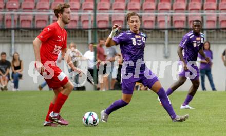 Fussball Testspiel. SK Austria Klagenfurt gegen KAC1909. Sebastian Pschernig  (Klagenfurt). Klagenfurt, am 12.7.2025.
Foto: Kuess
www.qspictures.net
---
pressefotos, pressefotografie, kuess, qs, qspictures, sport, bild, bilder, bilddatenbank