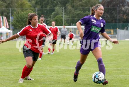 Fussball. Tag der offenen Tuer. Fussball Frauen. SK Austria Klagenfurt/Carinthian Hornets gegen KAC1909.  Klagenfurt, am 12.7.2025.
Foto: Kuess
www.qspictures.net
---
pressefotos, pressefotografie, kuess, qs, qspictures, sport, bild, bilder, bilddatenbank