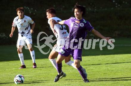 Fussball Testspiel. SK Austria Klagenfurt gegen HNK Gorica.  Rei Okada (Klagenfurt). Kranjska Gora, am 16.7.2025.
Foto: Kuess
www.qspictures.net
---
pressefotos, pressefotografie, kuess, qs, qspictures, sport, bild, bilder, bilddatenbank