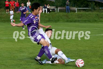 Fussball Testspiel. SK Austria Klagenfurt gegen HNK Gorica. Rei Okada  (Klagenfurt). Kranjska Gora, am 16.7.2025.
Foto: Kuess
www.qspictures.net
---
pressefotos, pressefotografie, kuess, qs, qspictures, sport, bild, bilder, bilddatenbank
