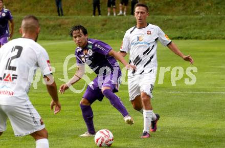 Fussball Testspiel. SK Austria Klagenfurt gegen HNK Gorica.  Toshiaki Miyamoto (Klagenfurt). Kranjska Gora, am 16.7.2025.
Foto: Kuess
www.qspictures.net
---
pressefotos, pressefotografie, kuess, qs, qspictures, sport, bild, bilder, bilddatenbank